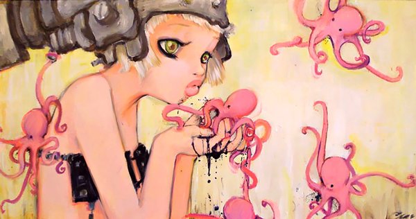 Little Pink Ink Monsters